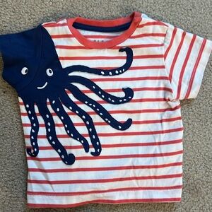 Baby Boden 3-6m octopus T-shirt